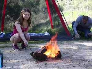 Camping With Alice March And Fucking Her In The Woods