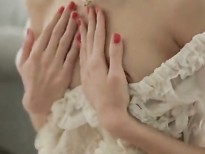 Young Nipples Are Rock Hard As She Masturbates